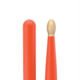 ProMark Classic Forward 5B Painted Orange Hickory Drumsticks - Image 4