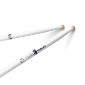 ProMark Scott Johnson Painted Hickory Signature Drumsticks - White