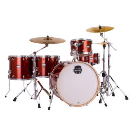 Mapex Mars Birch 5-Piece 22" Crossover Drum Kit with 600 Series Hardware and Paiste 101 Cymbal Pack - Blood Orange Sparkle