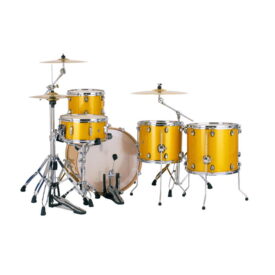 Mapex Mars Birch 5-Piece 22" Crossover Drum Kit with 600 Series Hardware and Paiste 101 Cymbal Pack - Sunflower Sparkle - Image 3