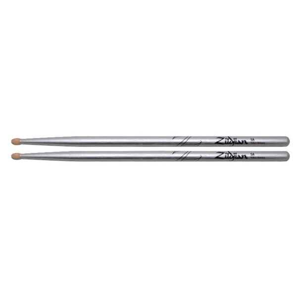 PNG-Z5ACS_Zildjian_5A-Chroma-Silver-Drumsticks_Drumsticks_PAIR_HORZ