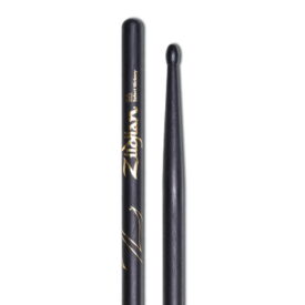Zildjian 5A Black Drumsticks, Nylon Tip - Image 3