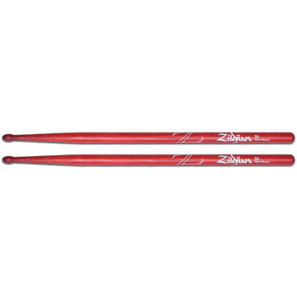 PNG-Z5AR_Zildjian_5A_Red_Drumsticks_PAIR_HORZ