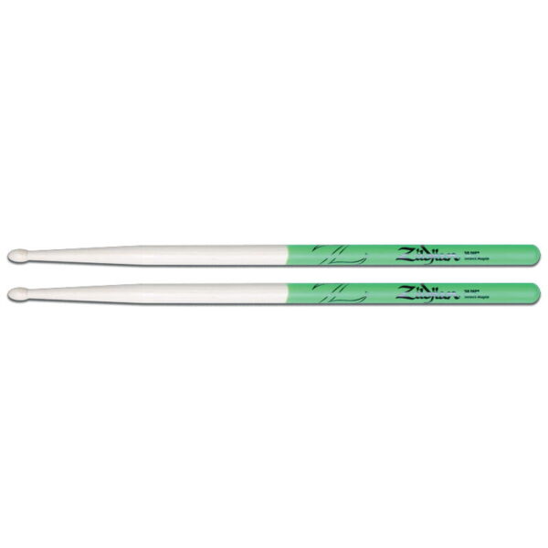 PNG-Z5BMDG_Zildjian_5B-Maple-Green-DIP-Drumsticks_Drumsticks_PAIR_HORZ
