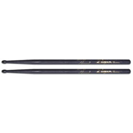 Zildjian 5B Black Drumsticks, Nylon Tip