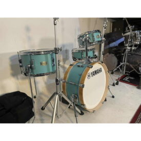 Yamaha Stage Custom Hip 4 Piece Shell Pack - Surf Matte Green w/Crosstown Hardware - Image 4