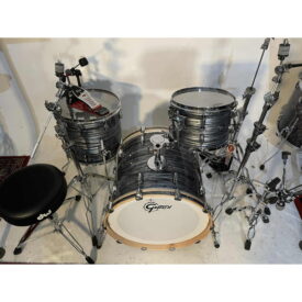 Gretsch Renown Maple 22" 3 Piece Shell Pack - Silver Oyster Pearl w/DW 5000 Hardware incl. Pedal & Stool - Image 5