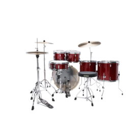 Tama Imperialstar 22" 6-Piece Drum Kit - Burnt Red Mist - Image 4