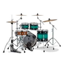 Mapex Saturn VI 20" 4 Piece Shell Pack - Marine Teal Burst - Image 3