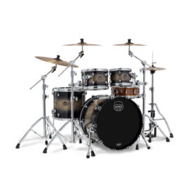 Mapex Saturn VI 22" 4 Piece Shell Pack - Black Ink Burst