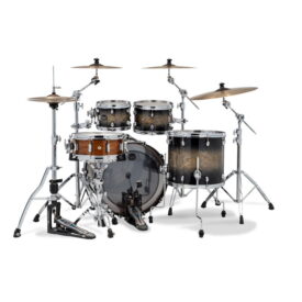 Mapex Saturn VI 22" 4 Piece Shell Pack - Black Ink Burst - Image 3