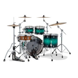 Mapex Saturn VI 22" 4 Piece Shell Pack - Marine Teal Burst - Image 3