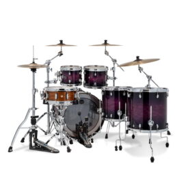 Mapex Saturn VI 22" 5 Piece Shell Pack - Royal Purple Burst - Image 3