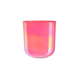 Meinl Sonic Energy Essence 7.5" Crystal Singing Bowl - G3, Throat Chakra, 440 Hz - Lotus Pink