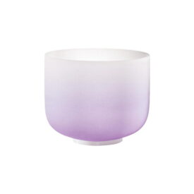 Meinl Sonic Energy 8" Colour-Frosted Crystal Singing Bowl - B4/Crown Chakra/440 Hz - Purple