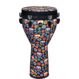 Meinl Percussion Jumbo Djembe 12" - Day Of The Dead/Designer Head
