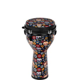 Meinl Percussion Jumbo Djembe Synthetic Head 10" - Day Of The Dead