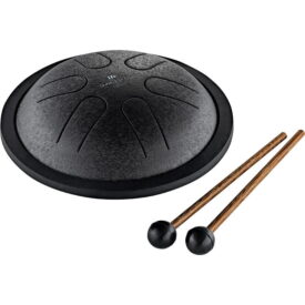 Meinl Sonic Energy 6" Mini Steel Tongue Drum - C Major, 6 Notes, 440 Hz - Black - Image 1