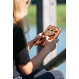 Meinl Percussion Solid Pickup Kalimba - American Walnut - Image 3