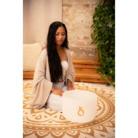 Meinl Sonic Energy Planetary Tuned Crystal Singing Bowl 12" - Chiron, 172.86 Hz - Image 3