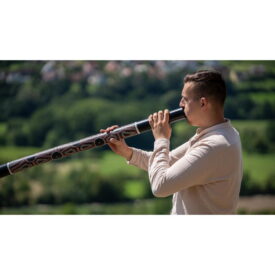 Meinl Sonic Energy Bamboo Didgeridoo - Dot-Painted/Black - Image 3
