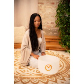 Meinl Sonic Energy Planetary Tuned Crystal Singing Bowl 12" - Synodic Day, 194.18 Hz - Image 3