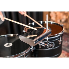 Meinl Percussion 7 1/2" Chrome & Steel Finish Salsa Timbales Cowbell - Image 3
