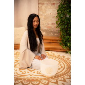 Meinl Sonic Energy 10" Solfeggio Crystal Singing Bowl - F#4, Sol, 741 Hz - Image 3