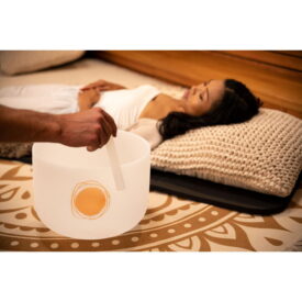 Meinl Sonic Energy Planetary Tuned Crystal Singing Bowl 12" - Schuhmann Resonance, 250.56 Hz - Image 3