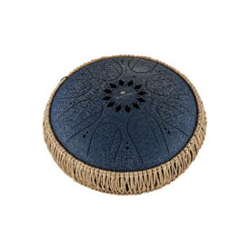 Meinl Sonic Energy 10" Medium Octave Steel Tongue Drum - C Minor, 8 Notes, 432 Hz - Navy Blue