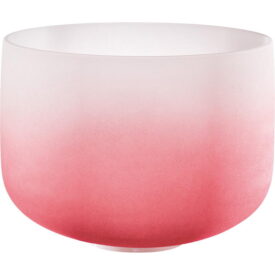 Meinl Sonic Energy 14" Colour-Frosted Crystal Singing Bowl - C4/Root Chakra/440 Hz - Red