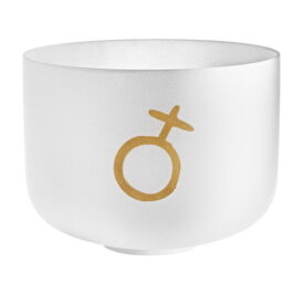 Meinl Sonic Energy Planetary Tuned Crystal Singing Bowl 12" - Earth Platonic Year, 172.06 Hz