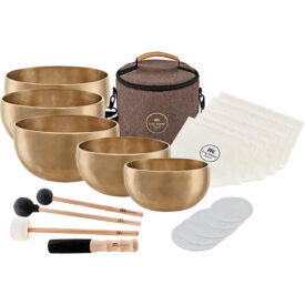 Meinl Sonic Energy 5-piece Yoga Nidra Singing Bowl Set