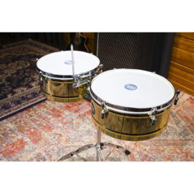 Meinl Percussion 14" & 15" Marathon Series - Brass Timbales - Image 3