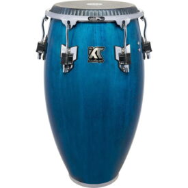 Meinl Percussion 11 3/4" Artist Series William Kachiro Conga with Remo Black Calfskin Skyndeep Heads - Blue Wave