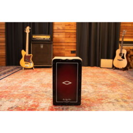 Meinl Percussion Artisan Edition Series String Cajon Tango Line - Red Fade - Image 3