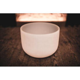 Meinl Sonic Energy 14" White-Frosted Crystal Singing Bowl - C4, Root Chakra, 432 Hz - Image 3