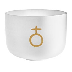 Meinl Sonic Energy Planetary Tuned Crystal Singing Bowl 12" - Earth Year, Om, 136.10 Hz