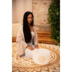 Meinl Sonic Energy 10" Solfeggio Crystal Singing Bowl - C#4, 285 Hz - Image 3