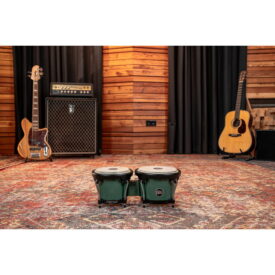 Meinl Percussion Journey Series 6 1/2" Macho & 7 1/2"Bongo Hembra - Forest Green - Image 3