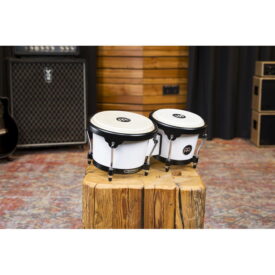 Meinl Percussion Journey Series Bongo 6 1/2" Macho & 7 1/2" Hembra - Bright White - Image 3