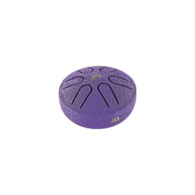 Meinl Sonic Energy 3" Pocket Steel Tongue Drum - A Major, 6 Notes, 440 Hz - Lotus Flower, Purple - Image 1