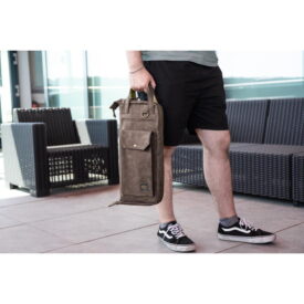 Meinl Vintage Hyde Stick Bag - Dark Brown - Image 3