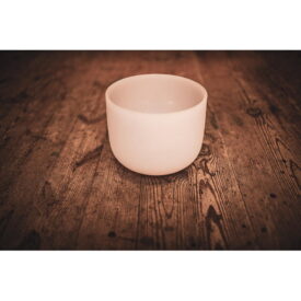 Meinl Sonic Energy 8" White-Frosted Crystal Singing Bowl - F4, Heart Chakra, 432 Hz - Image 3