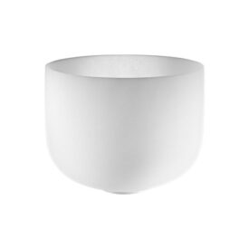 Meinl Sonic Energy 9" White-Frosted Crystal Singing Bowl - A4 Brow Chakra 432 Hz