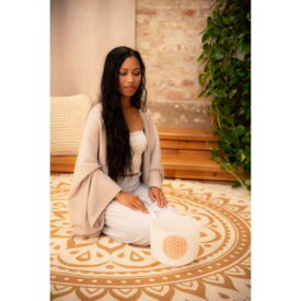 Meinl Sonic Energy 8" Crystal Singing Bowl - Flower of Life, 128Hz - Image 3