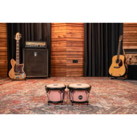Meinl Percussion Journey Series Bongo 6 1/2" Macho & 7 1/2" Hembra - Flamingo Pink - Image 3