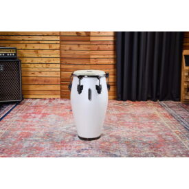 Meinl Percussion 12 1/2" Artist Series Roberto Serrano Tumba Conga - Pearl White - Image 3