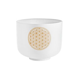 Meinl Sonic Energy 8" Crystal Singing Bowl - Flower of Life, 128Hz