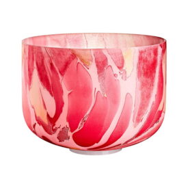Meinl Sonic Energy 10" Marble Crystal Singing Bowl - C4, Root Chakra, 432 Hz - Red
